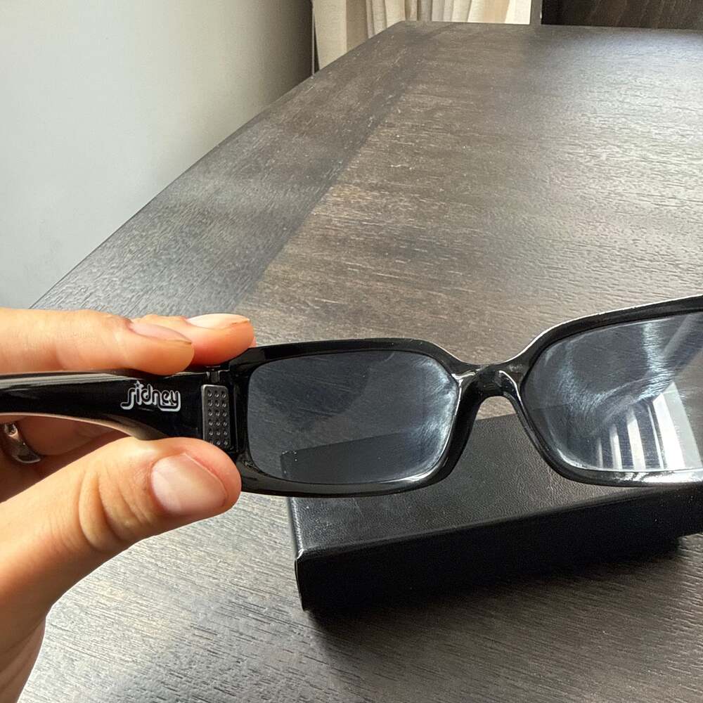 Spy Optic Sidney Black Rectangular Sunglasses Mad… - image 6